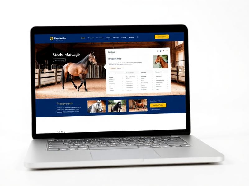 Horse Industry digital solution mockup